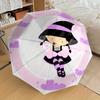 1pc Moon Witch Themed High-quality Umbrella,Automatic Opening and Closing Umbrella,Multi-functional Umbrella G0811188