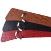 Women Fashion Crocodile Pattern Elastic Wide Belt Simple Belt Decorative