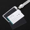 Aluminum Alloy Card Cover Men Women Business Work Name Card ID Badge Lanyard Metal Case Credit Card Holder Bags Protector