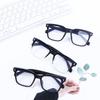 Transparent Square Fake Glasses Korean Computer Eyewear Women Eyeglasses Black Frame Eyeglasses