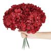 Silk Cloth Fake Flower Ball Dyed Edged Chrysanthemum Home Decoration  Photography Props