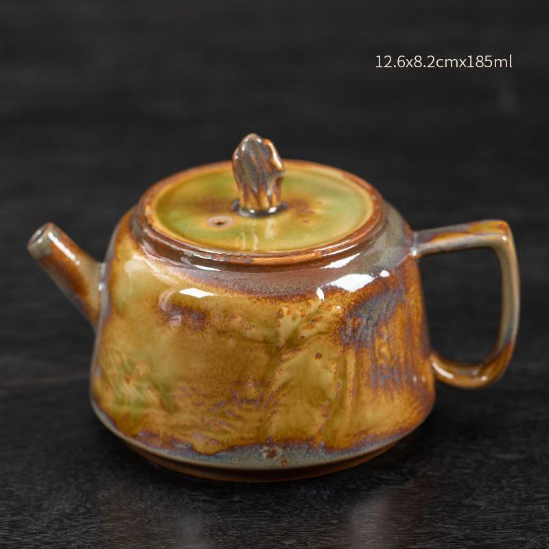 Chinese Imitation Wood Fired Ceramic Xishi Teapot