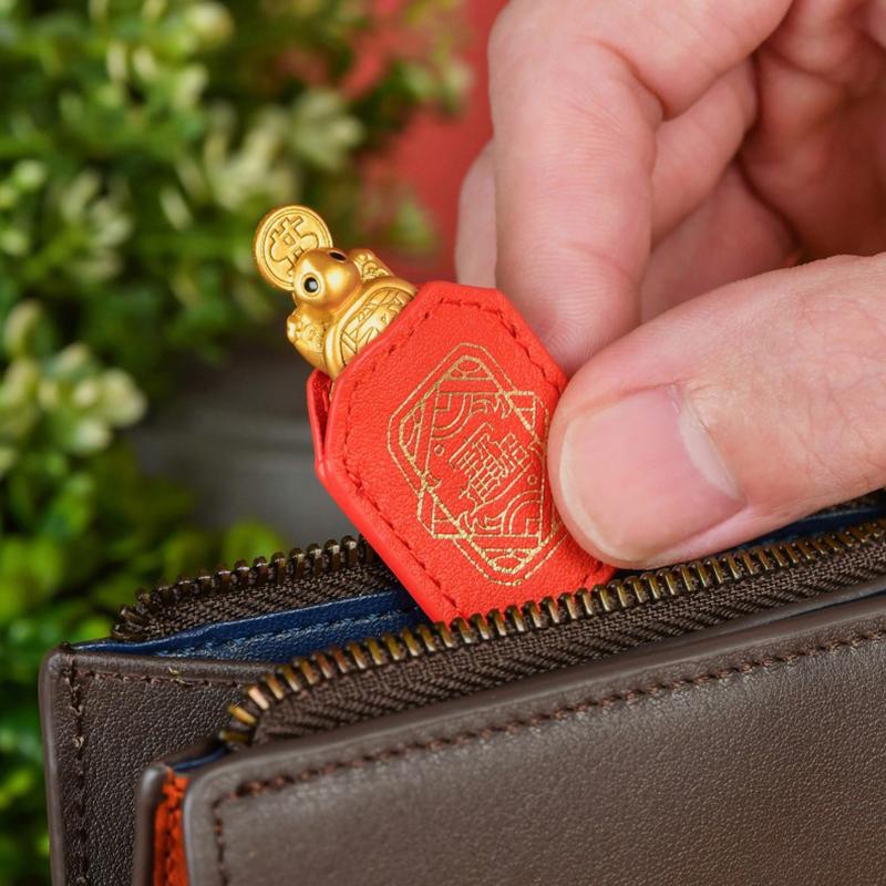 Feng Shui Money Turtle Temple Lucky Wealth Mini Golden Tortoise Guarding Praying Home Decor Lucky Gift Miserly Turtle