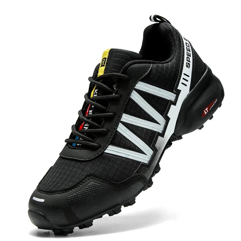 Men Hiking Shoes Outdoor Trail Running Shoes Mesh Breathable Hiking Training Shoes Large Size 39-47 Casual Sports Shoes Pdmcms