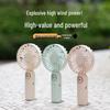Cartoon USB Rechargeable Mini Handheld Fan - Cute, Strong Wind, Portable Outdoor Use