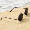 Pro Acme Retro Pequenos Óculos de Sol Polarizados Redondos para Homens e Mulheres John Lennon C5 Gunmetal Estilo S, Armação/Lente Preta,