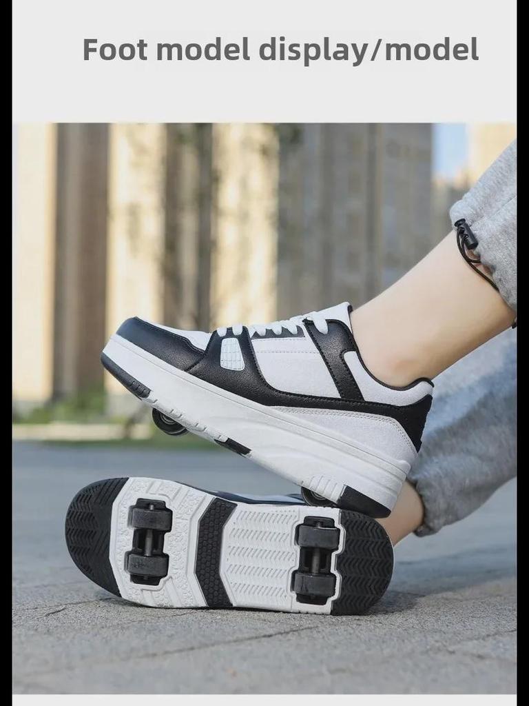 Ultra-Light Unisex Student Running Shoes with Detachable Wheels