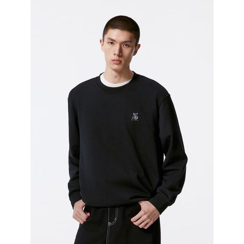 GXG Men's Letter Print Round Neck Sweatshirt