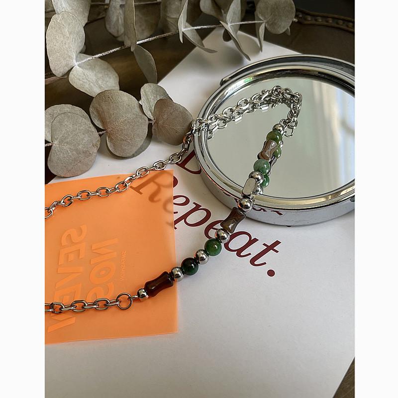 Modern Geometric Stainless Steel Cross Chain Necklace For Men And Women