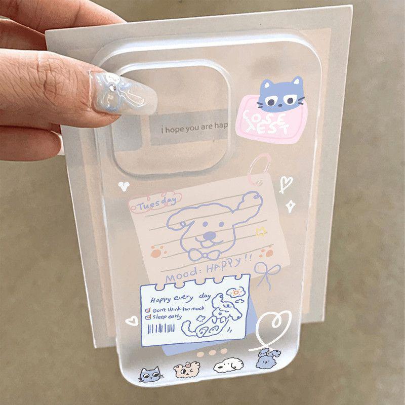 Husă simplă pentru câine: Compatibil cu iPhone 17 Pro Max, 16, 15, 14, 13 - Carcasă Moale Mată