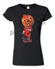 Retro Halloween T-Shirt Vtg Kunst Goth Hexe Gruselig Kürbiskopf Katze