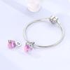 Original Charms Copper White Zircon Pink Dv Camera Pendants Fit Charm Plata Bracelets For Women Women Jewelry Making Diy