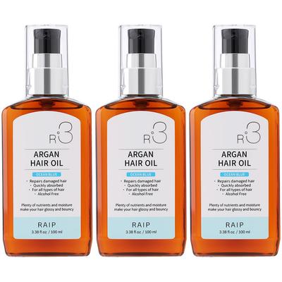Laip R3 Argan Hair Oil Ocean Blue 100ml 3 Pcs
