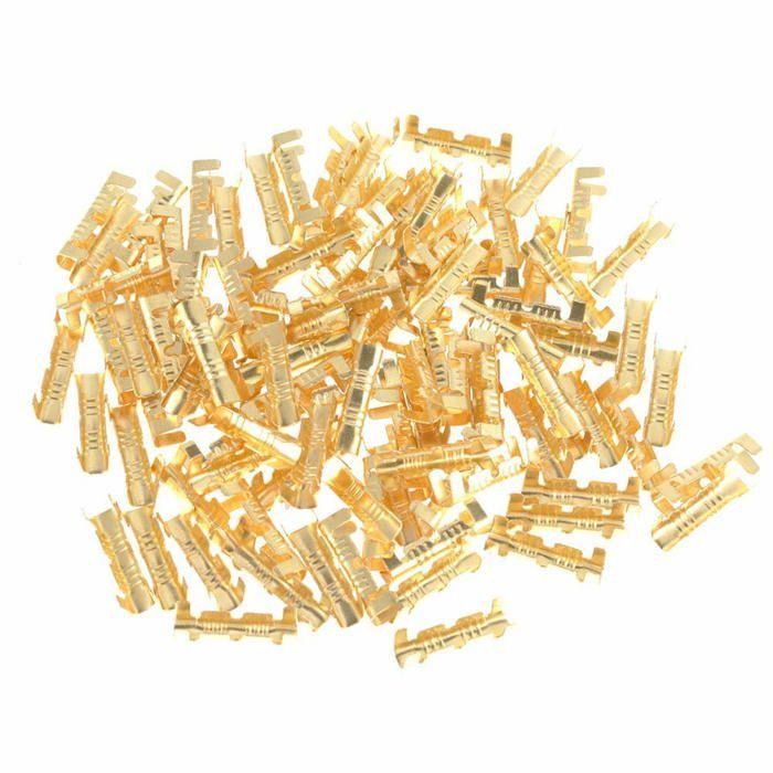 Cosse À Sertir - Walfront - Wal Frontza2igqpe5u - Laiton - Ignifuge - 100 Pièces