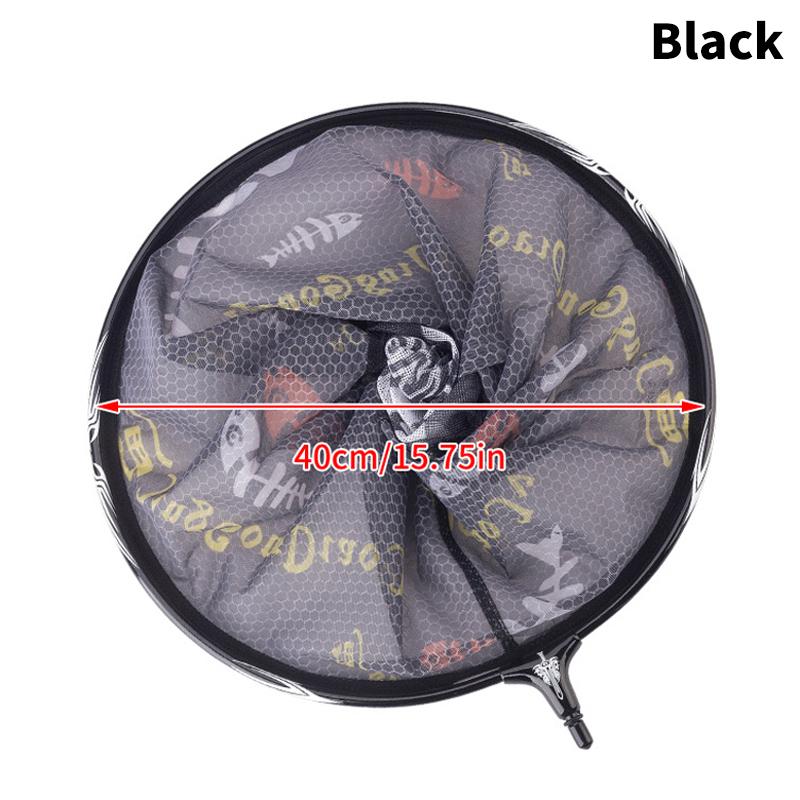 Five Sizes Fishing Net Head Anti-Hook Outdoor Hand Net Ultra Light Aluminium Alloy Solid Deepening Net Fishing Tool Accessories