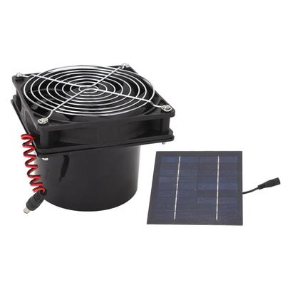 Solarbetriebener Abluftventilator Effiziente Wärmeableitung Belüftung 50W Solarmodul-Ventilator-Kit 5‑12V
