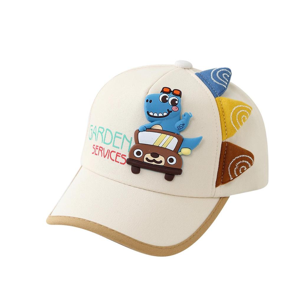 Cappellino da Baseball Cartoon Dinosauro per Bambini - Protezione Solare per Tutte le Stagioni per Ragazzi e Ragazze