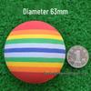 5-Color Golf Rainbow Foam Practice & Pet Balls - 5 Sizes