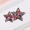 Full Diamond Rhinestone Star Patch – Self-Adhesive Crystal Flower for Shoes, Hats, and Clothing