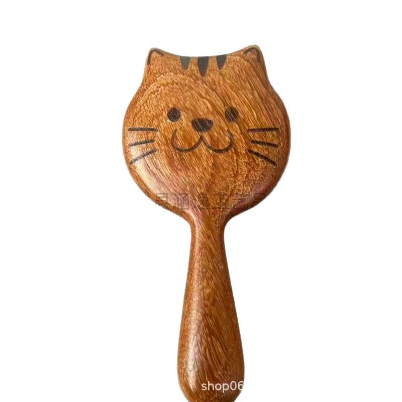 Sandalwood Cartoon Cat Air Cushion Massage Comb