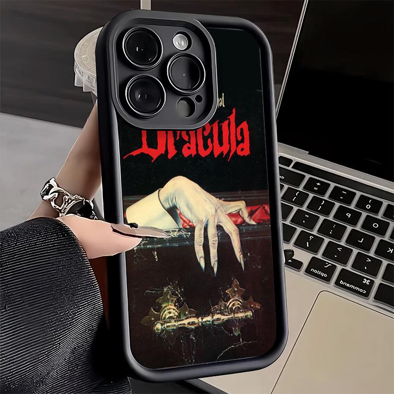Phone Case for iPhone 17 Air 16E 15 16 Pro Max Gothic Vampire Scarlet Art Cover 14 Plus 13 12 Mini Soft Shell Silicone Fundas