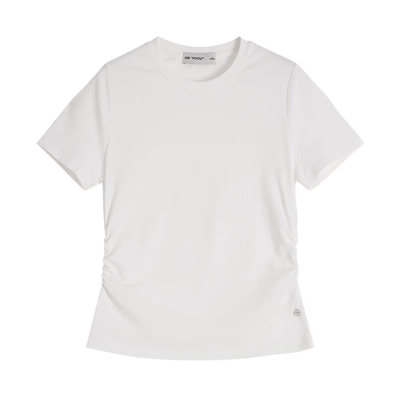 Chuyu Women's Cooling Tencel Cotton Round Neck T-Shirt
