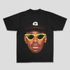 2025 Summer Hip-hop Retro Rap Pattern T-shirt, Summer Men's T-shirt, Outdoor Casual Fashion, Short-sleeved T-shirt
