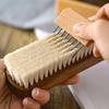 1Pc Wooden Handle Comb Cleaner Delicate Cleaning Removable Hair Brush Comb Cleaner Tool Handle Embeded Tool