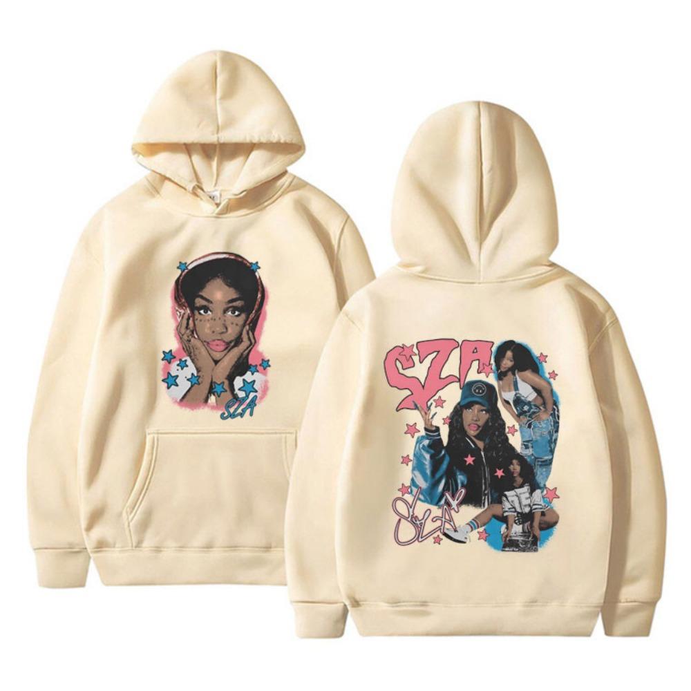 Rapper Graphic Print Hoodie Men Women Hip Hop Fashion Pop Music Hooded Tracksuit Unisex Vintage Oversized Pullover Hoodies