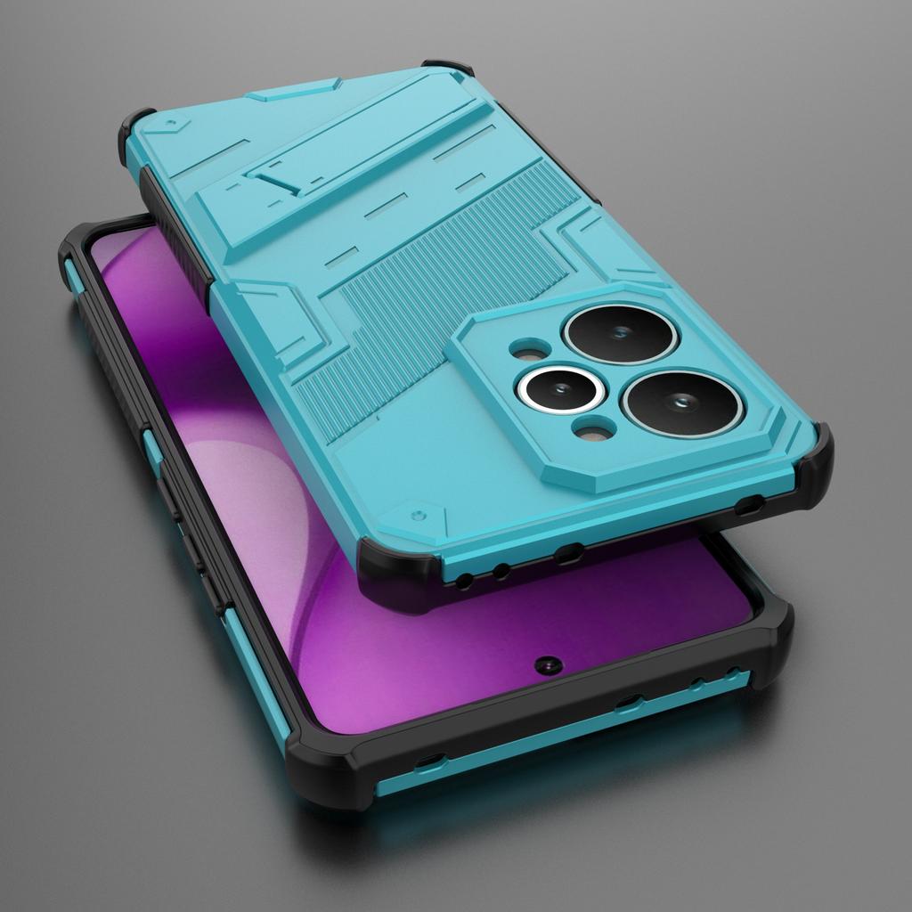 Funda para Realme 15 Pro 5G Para Realme 15 15 Pro 5G Estilo Punk Soporte para Teléfono Parachoques Protector de Armadura Cubierta de TPU para Realme 15 Pro 5G