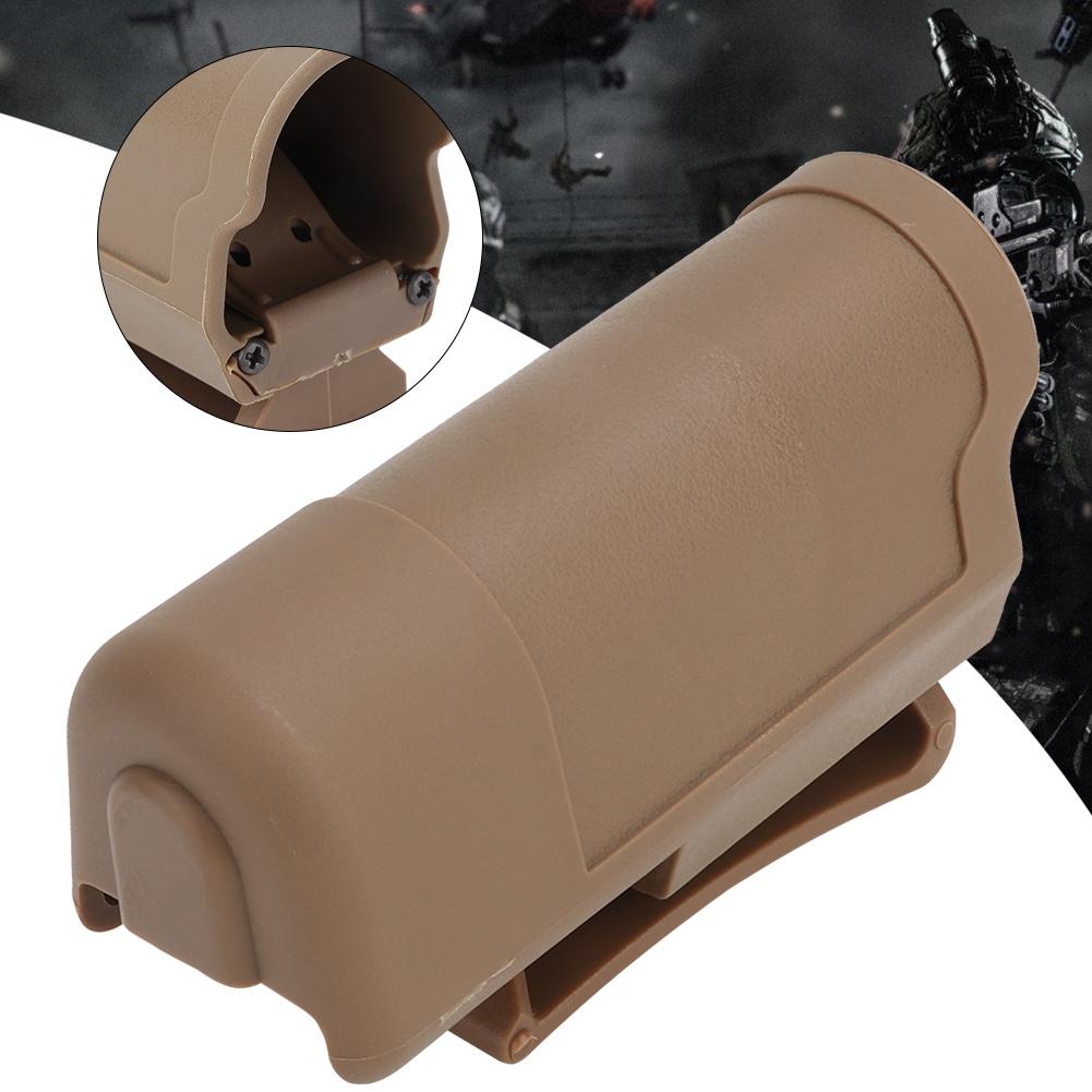 ABS Quick Draw Flashlight for MOLLE Waist Loading Tactic Leg (Black)