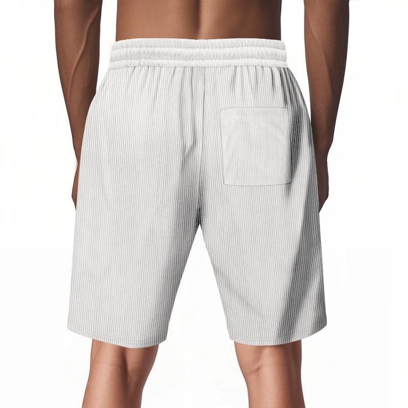 Summer Loose Corduroy Shorts Beach Sports Men's Shorts
