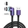 Magnetic 100W Fast Charging Cable with 180° Rotation for Apple Devices and Type-C