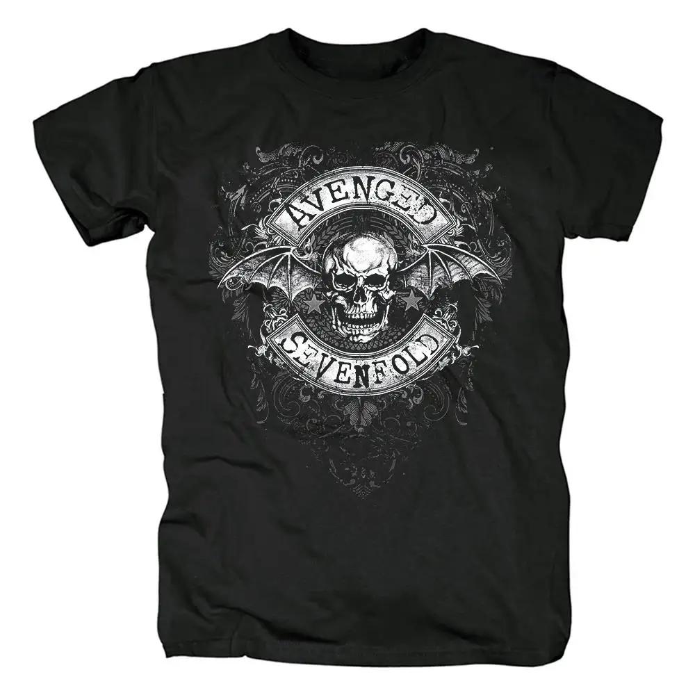 

Unisex Harajuku Metalcore Avenged Sevenfold Rock T Shirt Hip Hop Streetwear T Shirt Heavy Metal Plus Size T Shirt Women 62446 S
