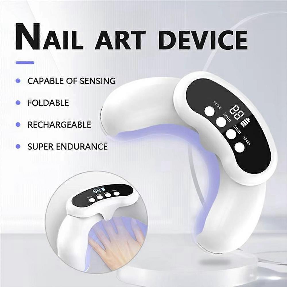 Foldable Fungal Nail Laser Light 30-LED Onychomycosis Repair Toenail Fingernail Care Device, 22 Blue