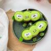 Portachiavi Ciondolo Peluche Creativo Baccello di Piselli - Carino Regalo per Coppia (GJ253)