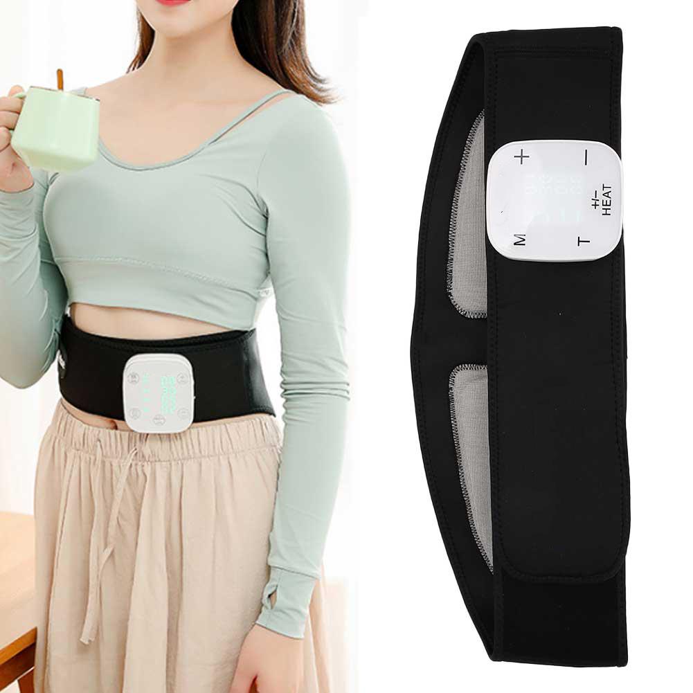 Far Infrared Heating Therapy Belt Pain Relief Adjustable Waist Massager (Main MachineBelt)(L )