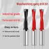Industrial-Grade Multi-Spindle Woodworking Drill Bit with Reversible Hinge and Hole Expansion