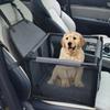 Dog Car Seat, Puppy Portable Pet Booster Car Seat, Safety Belt and Stable Frame, Waterproof, Dirt-proof and Breathable, Foldable