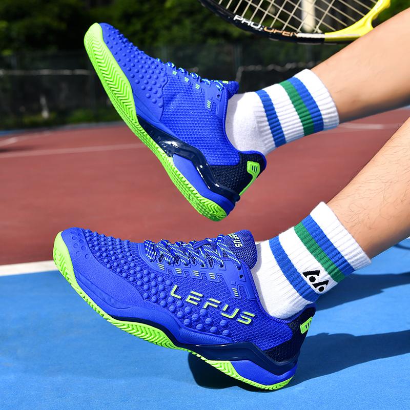 LEFUS Unisex Athletic Shoes Lightweight Badminton Shoes Table Tennis Shoes Golf and Tennis Shoes Women Shoes
