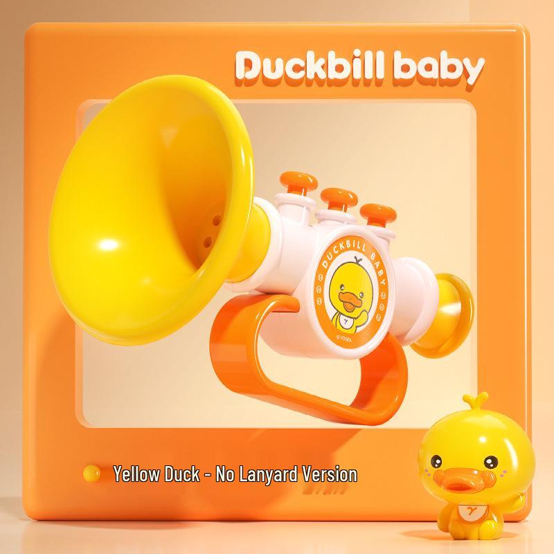 Yellow Duck Platypus Whistle: Children s Wind Instrument for Infants, Toddlers, and Kindergarten Trumpet Toy