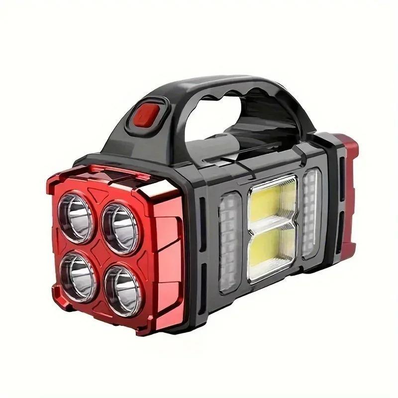Lanterne Portabile Puternice Reîncărcabile USB Lumină LED Solară Cu Lumină de Lucru COB 4 Trepte Încărcare Telefon Mobil Lămpi de Camping