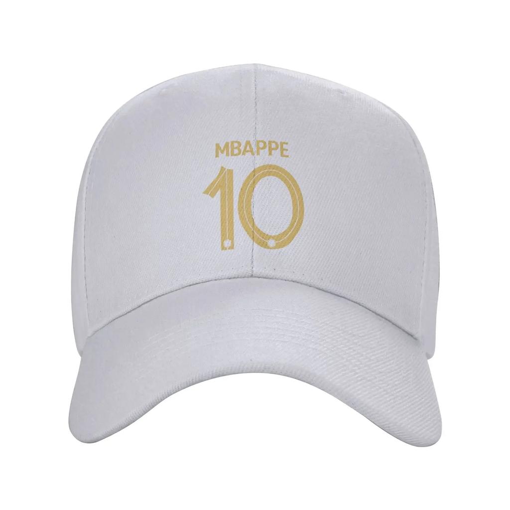 Personalized Mbappes 10 Football Baseball Cap Outdoor Women Unisex's Adjustable French KM Soccer Dad Hat Autumn