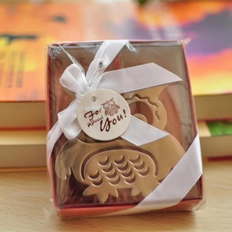 1 Pack Cute Owl Bookmark Birds Tassel Metal Bookmark Student Stationery Kids Gift