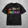 Let's Fiesta Cinco De Mayo T Shirt Washed Style For Men Women Cotton T-Shirts Tee Clothing