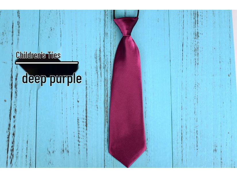 Barne slips uten stryk i svart for gutter og jenter - Skoleuniform og sceneklær