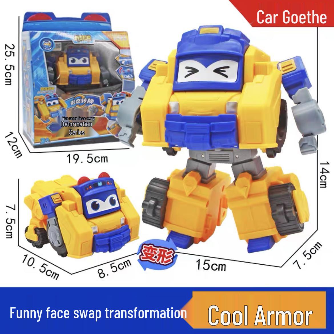 Марсианское Приключение Трансформирующийся Школьный Автобус и Робот Игрушка для Детей