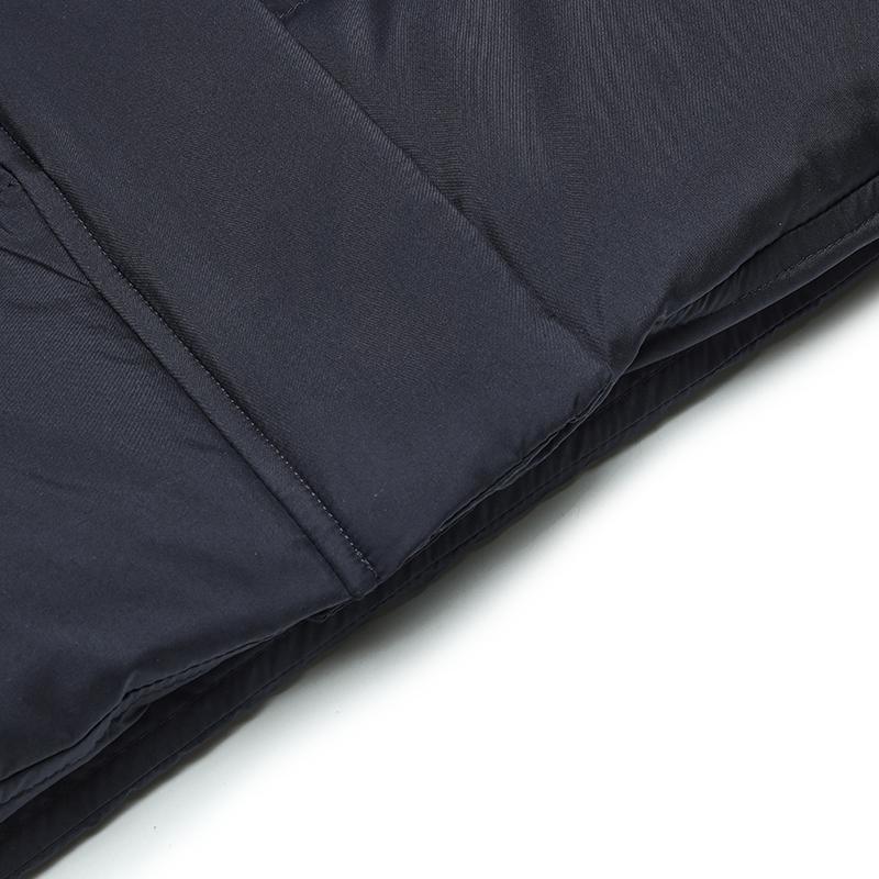 Fila Fleece Casual Warm Hooded Down Jacket Women Outerwear Legendary-Blue F11W448901FNV