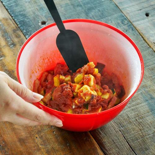 CASUAL PRODUCT Easy-to-Use Bowl with Lid, 18cm Round, for Cooking and Dishware, Cook and Serve Directly At the Table, Microwave-Safe, 180mm, Dishwashe