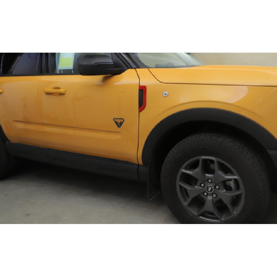 Car Leaf Plate Air Vent Outlet Cover Trim Kit For Ford Bronco Sport +Red